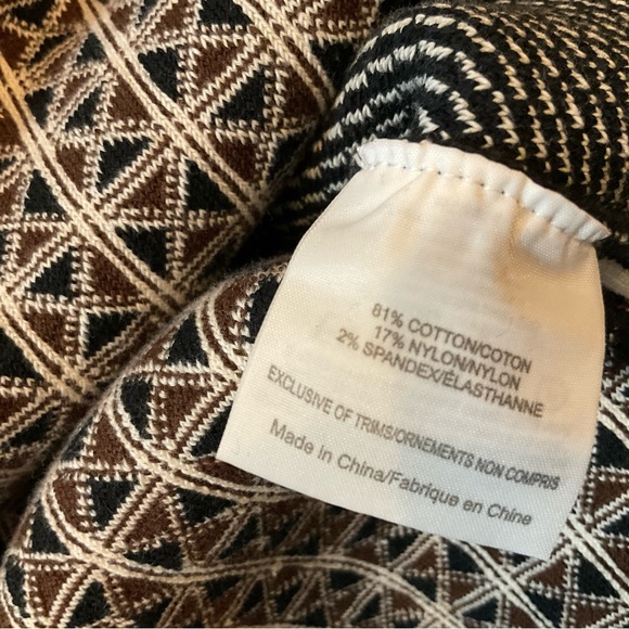 Tory Burch Brown and Cream Long Sleeve Sweater Dress like new condition. - Picture 13 of 13